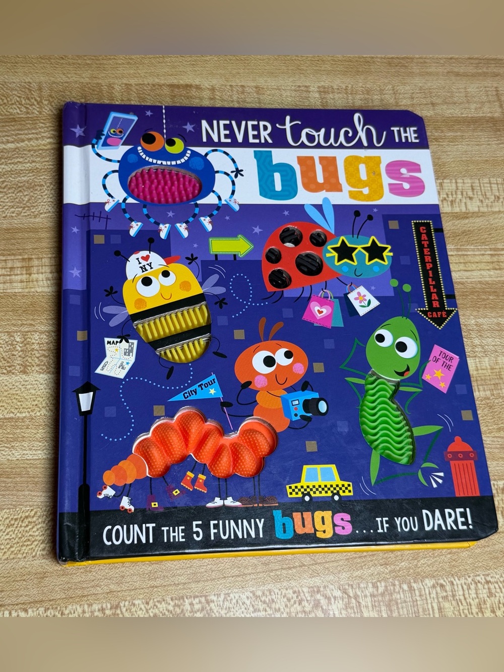 Never Touch the Bugs‎ Interactive Kids Toy Book touch and feel sensory boardbook